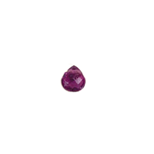 Faceted Pressed top hole Glass Beads and Pendants 7651