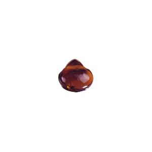 Faceted Pressed top hole Glass Beads and Pendants 7669