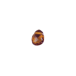 Faceted Pressed top hole Glass Beads and Pendants 7671