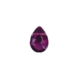Faceted Pressed top hole Glass Beads and Pendants 7699