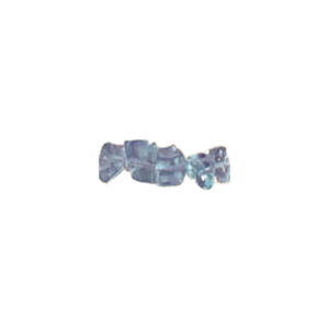 Irregular shaped tumbled Uncut Glass Beads 7758