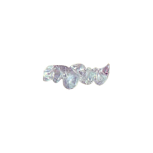 Irregular shaped tumbled Uncut Glass Beads 7760