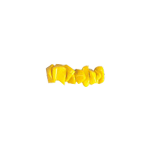Irregular shaped tumbled Uncut Glass Beads 7778