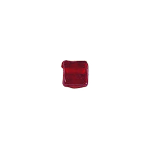 Pressed top hole unique shaped Glass Beads or Pendants 7784