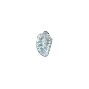 Pressed top hole unique shaped Glass Beads or Pendants 7800
