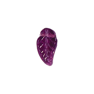 Pressed top hole unique shaped Glass Beads or Pendants 7803
