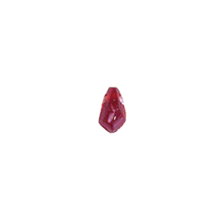 Pressed top hole unique shaped Glass Beads or Pendants 7809