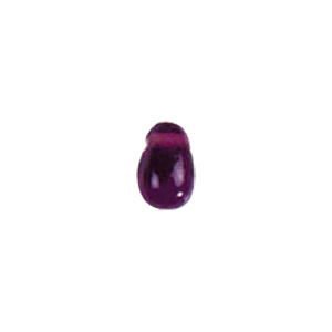 Pressed top hole unique shaped Glass Beads or Pendants 7840