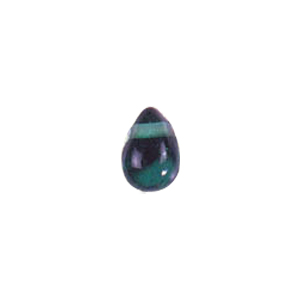 Pressed top hole unique shaped Glass Beads or Pendants 7845