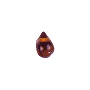 Pressed top hole unique shaped Glass Beads or Pendants 7847