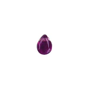Pressed top hole unique shaped Glass Beads or Pendants 7852