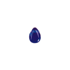 Pressed top hole unique shaped Glass Beads or Pendants 7854