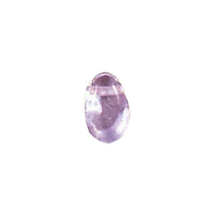 Pressed top hole unique shaped Glass Beads or Pendants 7856