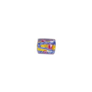 Confetti Mosaic pattern Glass Beads with color line 8004