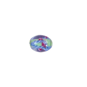 Confetti Mosaic pattern Glass Beads with color line 8015