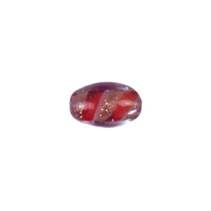 Confetti Mosaic pattern Glass Beads with color line 8067