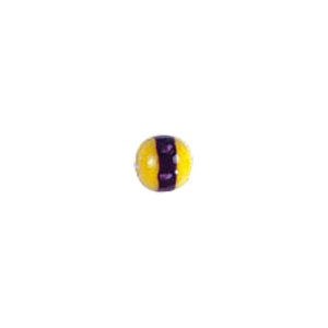 Multi Color lined and striped Lampworked Glass Beads 8092