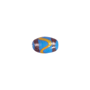 Multi Color stringer, dotted and striped Lampworked Glass Beads 8116