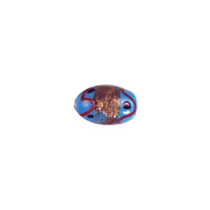 Multi Color stringer, dotted and striped Lampworked Glass Beads 8118