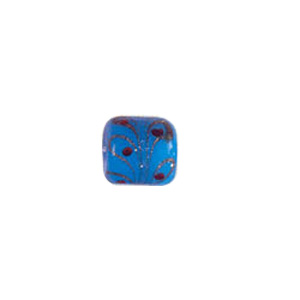 Multi Color stringer, dotted and striped Lampworked Glass Beads 8133