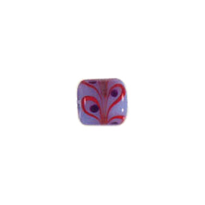 Multi Color stringer, dotted and striped Lampworked Glass Beads 8134