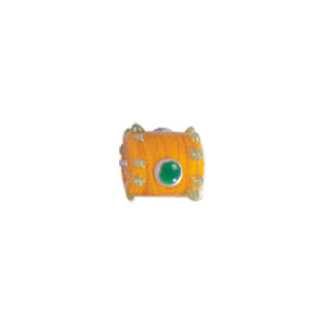 Multi Color stringer, dotted and striped Lampworked Glass Beads 8142