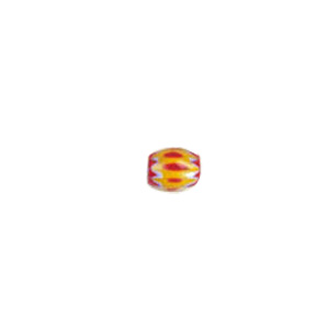 Chevron Glass Beads long hole 8171