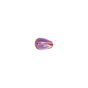 Chevron Glass Beads long hole 8180