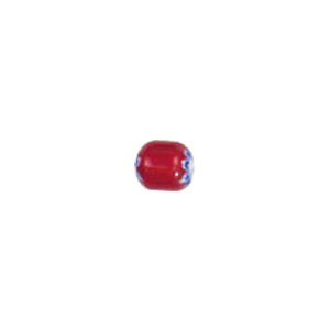 Chevron Glass Beads long hole 8199