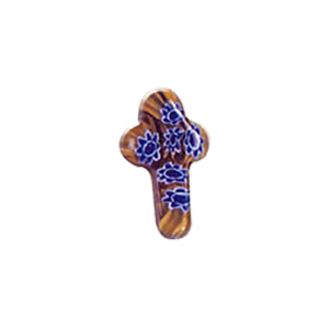 Venetian Flower Cross Pendants 8412