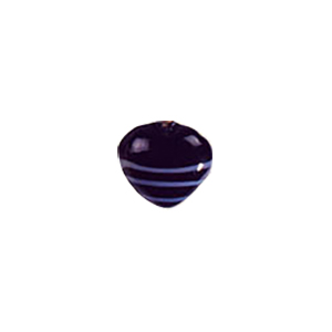 Glass Charms 2 tone 8641