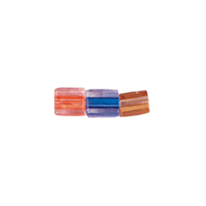 Candy Cane Glass Beads Color lined 8651