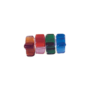 Candy Cane Glass Beads Color lined 8673