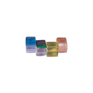 Candy Cane Glass Beads Color lined 8680