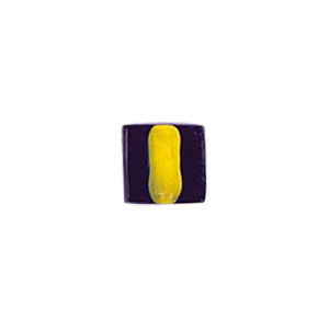 Glass Cabochons decorated Squares 8838