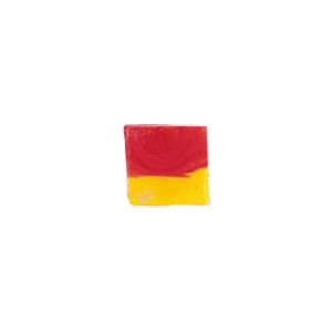 Glass Cabochons decorated Squares 8841