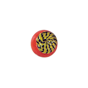 Glass Cabochons decorated Circles 8868