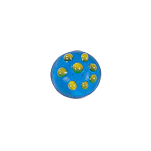 Glass Cabochons decorated Circles 8875