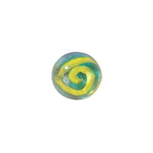 Glass Cabochons decorated Circles 8892