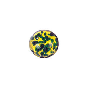 Glass Cabochons decorated Circles 8896