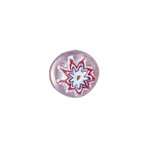 Glass Cabochons decorated Circles 8907