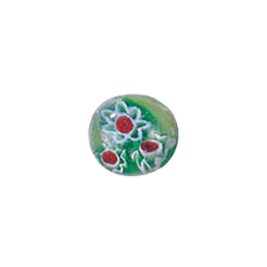 Glass Cabochons decorated Circles 8911