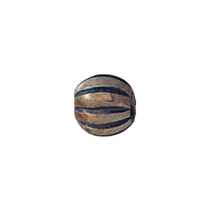 Hand Carved Horn Beads Gray or Black 10011