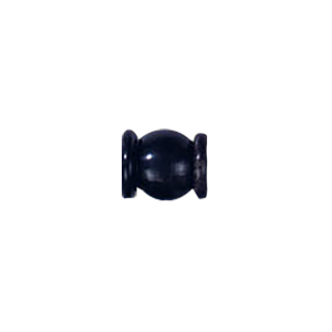 Natural Horn Beads Black 10058