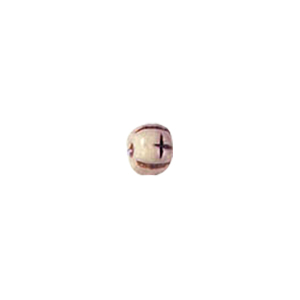 Hand Carved Bone Beads Natural finish 9639