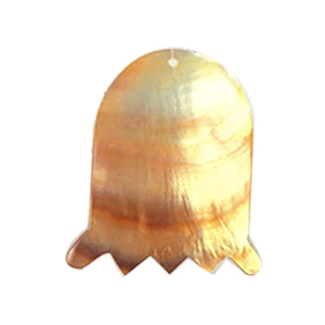 MOP Shell Pendants Brown dyed 10258