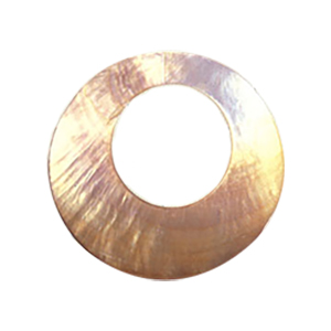 MOP Shell Pendants Brown dyed 10264