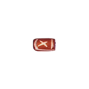 Hand Carved Bone Beads Coloured 9716