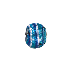 Silver Foiled Mirror Foiled Beads 12049