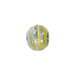 Silver Foiled Mirror Foiled Beads 12050